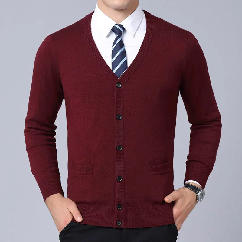 Suéter Masculino Slim Fit em Lã Ferrutini FRT237