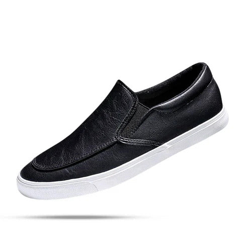 Tênis Masculino Slip On em Couro Montvani MV285