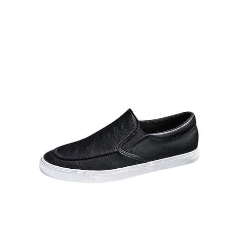 Tênis Masculino Slip On em Couro Montvani MV285